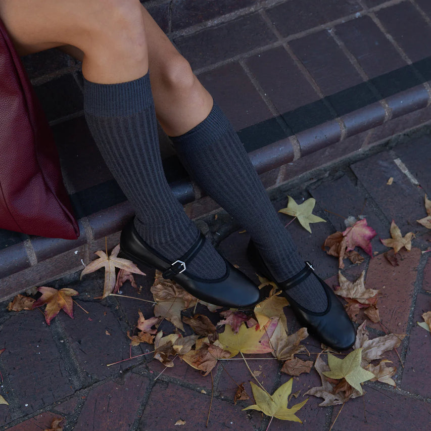 ROSLYN BLACK LEATHER