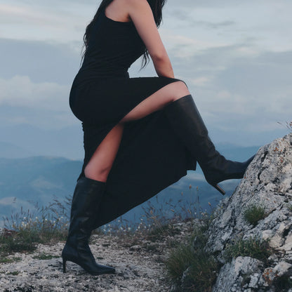 EMMI BLACK LEATHER