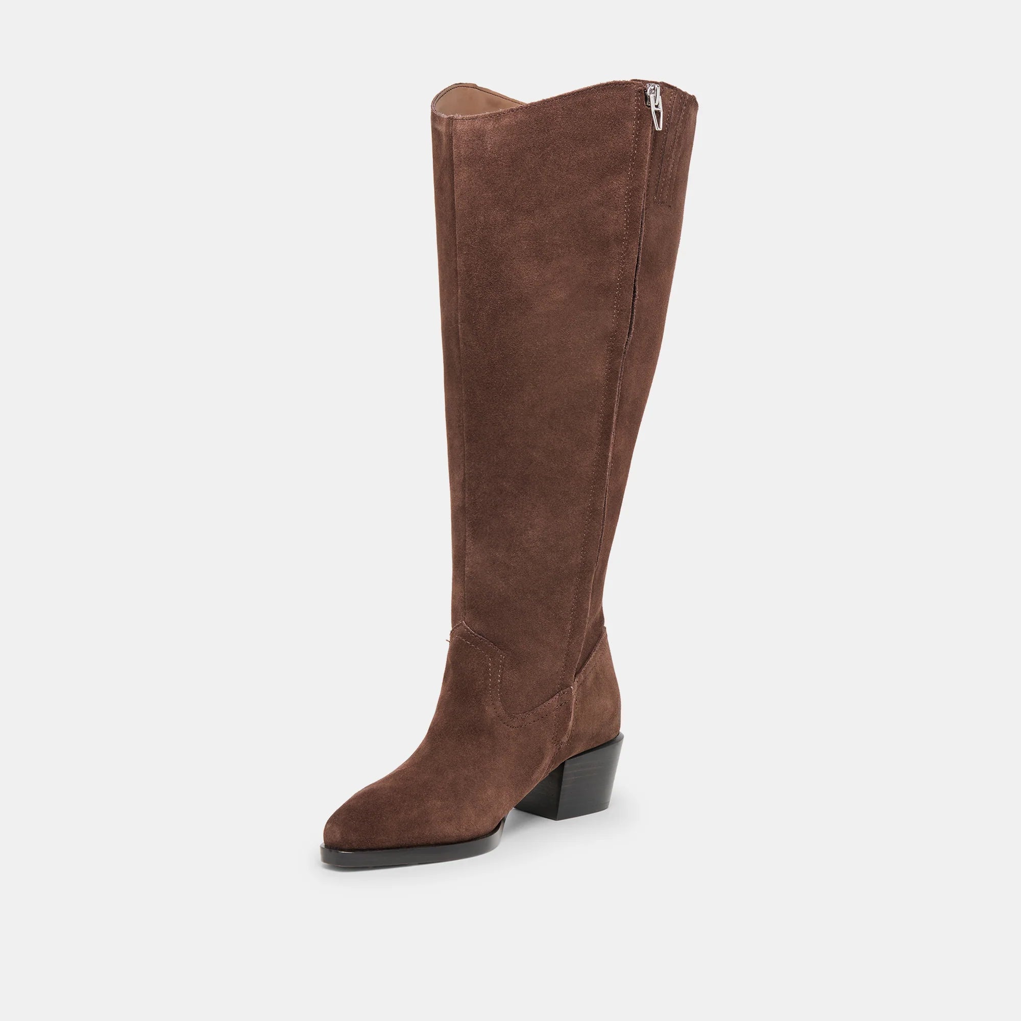 VIRONA H2O EXTRA WIDE CALF DARK BROWN SUEDE