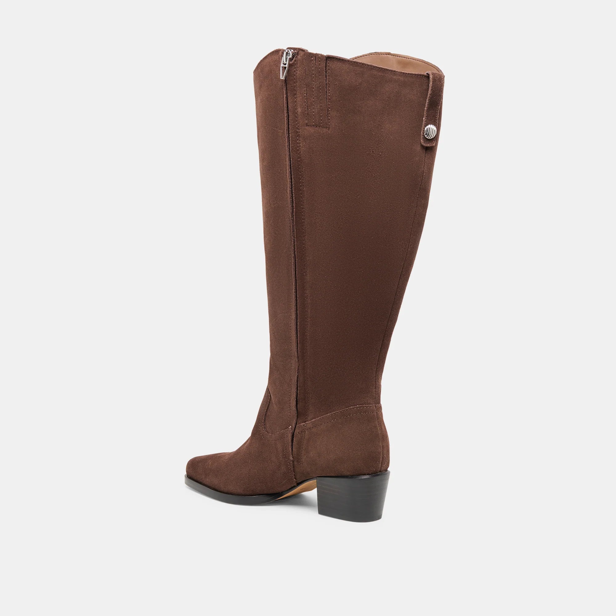 VIRONA H2O EXTRA WIDE CALF DARK BROWN SUEDE