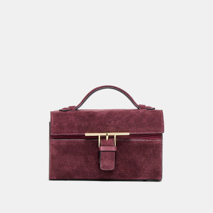 ZANNONE SUEDE BOURGOGNE