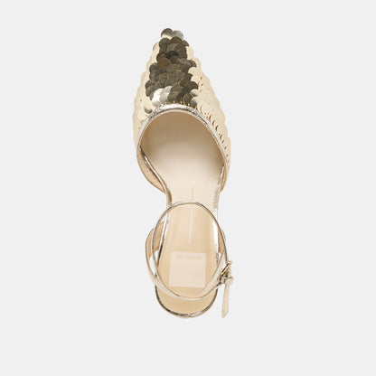 ELIZZA CONFETTI LT GOLD MESH