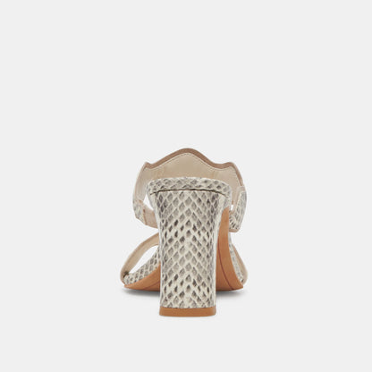 CUIR GRIS/BLANC ILVA