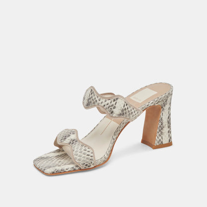 CUIR GRIS/BLANC ILVA