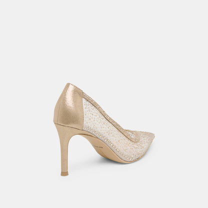 KASHE CRYSTAL LT GOLD MESH
