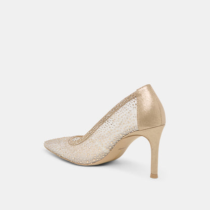 KASHE CRYSTAL LT GOLD MESH