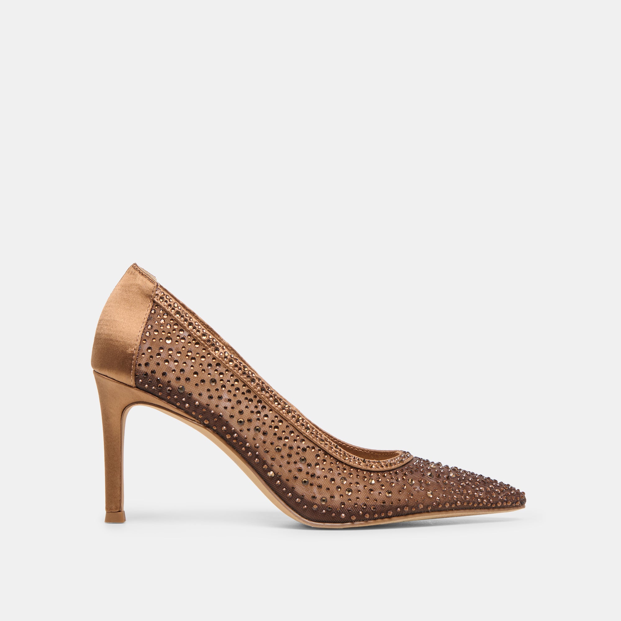 KASHE CRYSTAL MID BROWN MESH