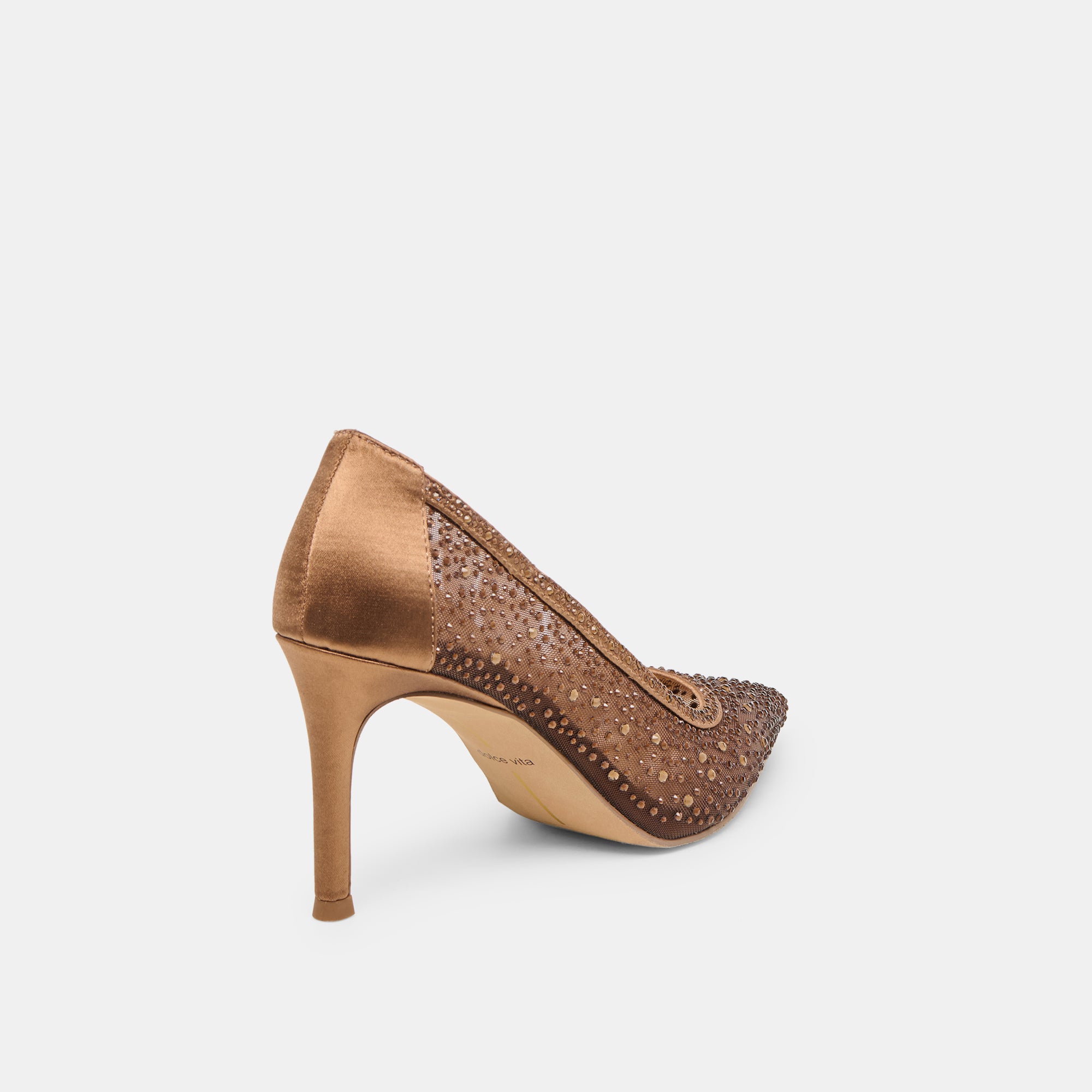 KASHE CRYSTAL MID BROWN MESH