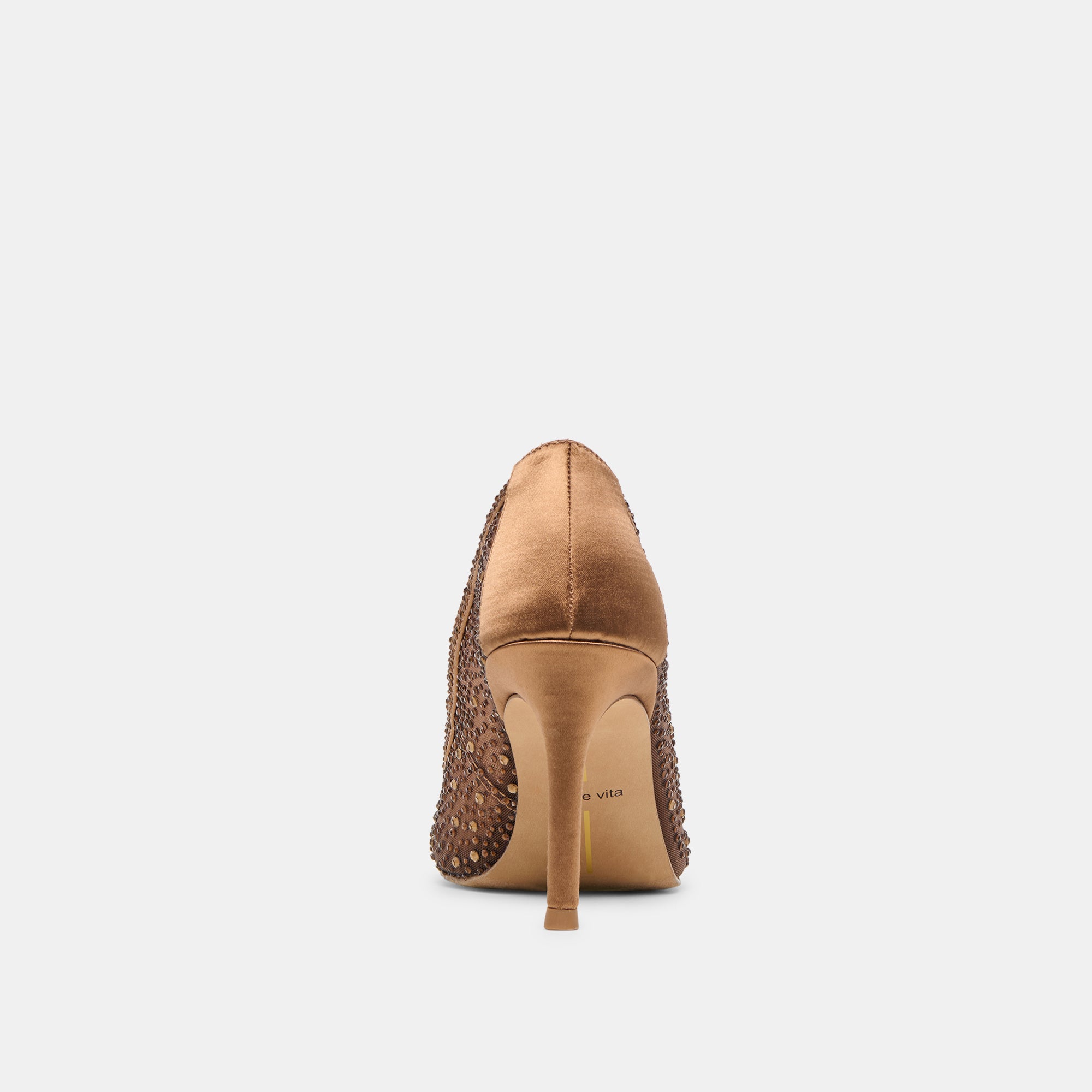KASHE CRYSTAL MID BROWN MESH
