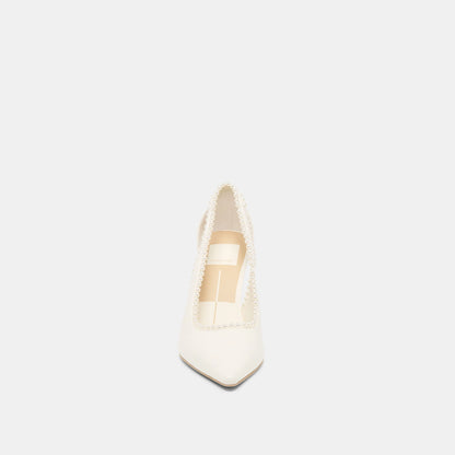 KELSON PEARL TRUE WHITE LEATHER