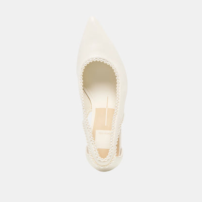 KELSON PEARL TRUE WHITE LEATHER