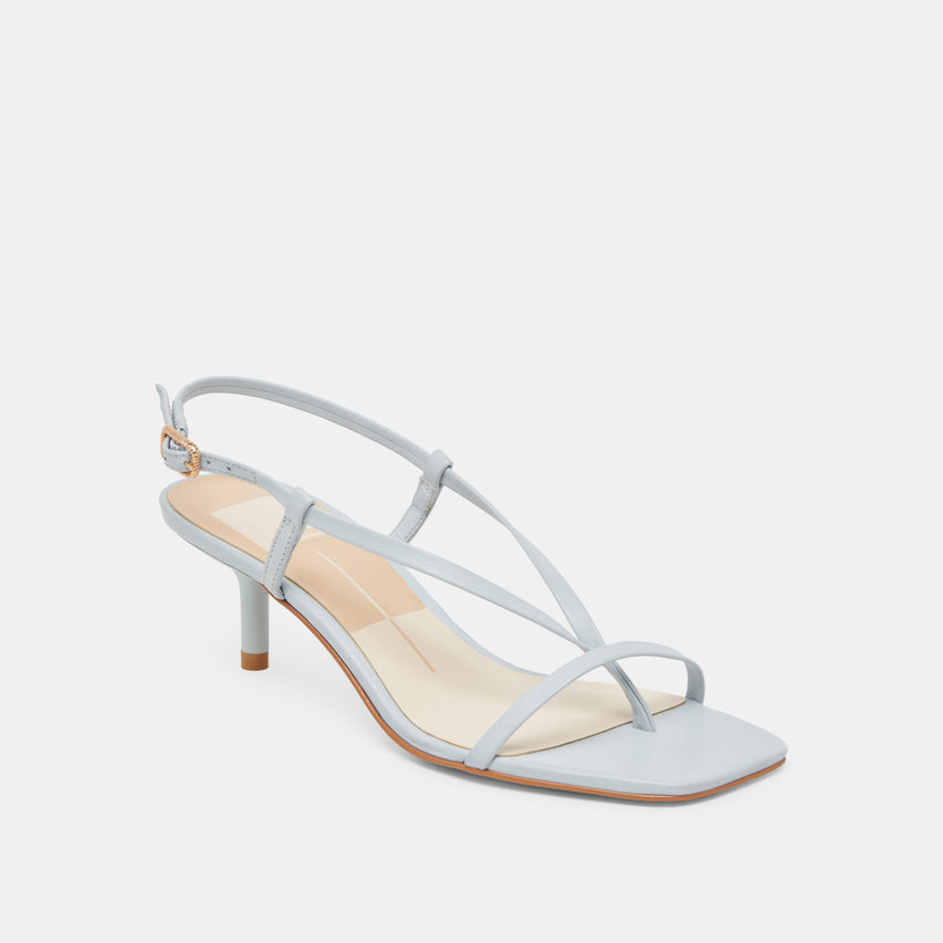 LAURY CUIR BLEU GLACIER