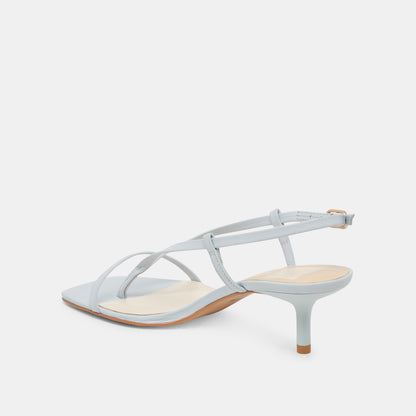 LAURY CUIR BLEU GLACIER