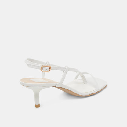 LAURY VRAI CUIR BLANC