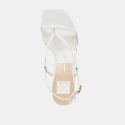 LAURY VRAI CUIR BLANC