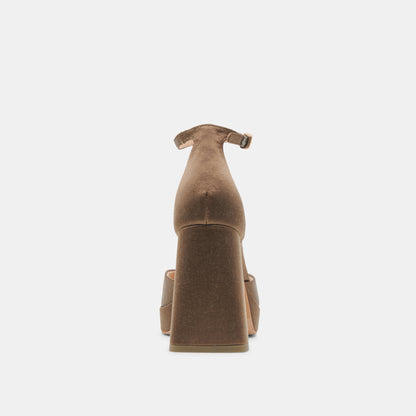 PANDRO OLIVE SATIN