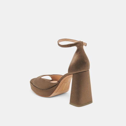 PANDRO OLIVE SATIN