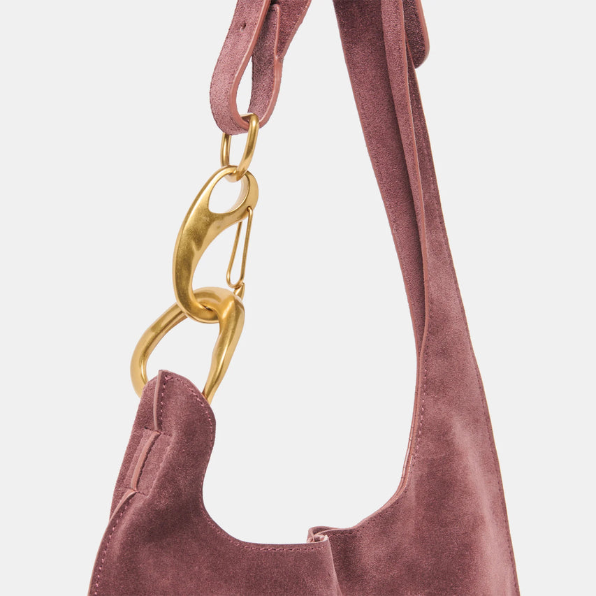 JOHNNIE SUEDE BOURGOGNE