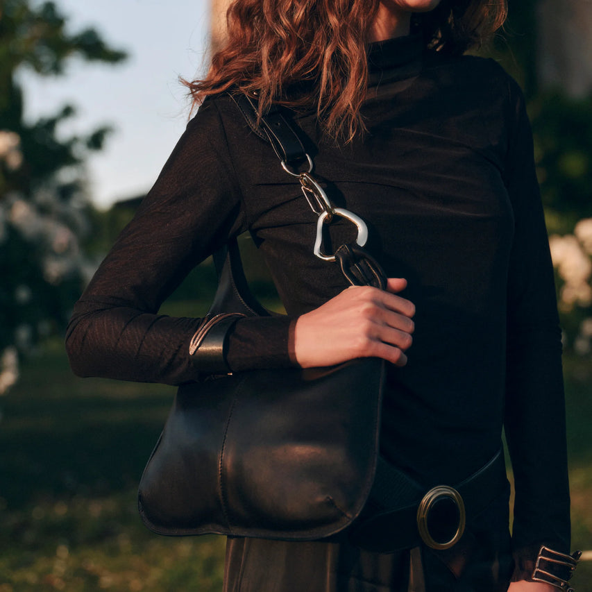 JOHNNIE CUIR NOIR