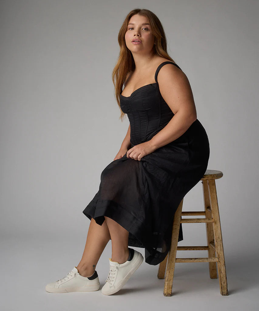 ZINA FOAM WHITE BLACK