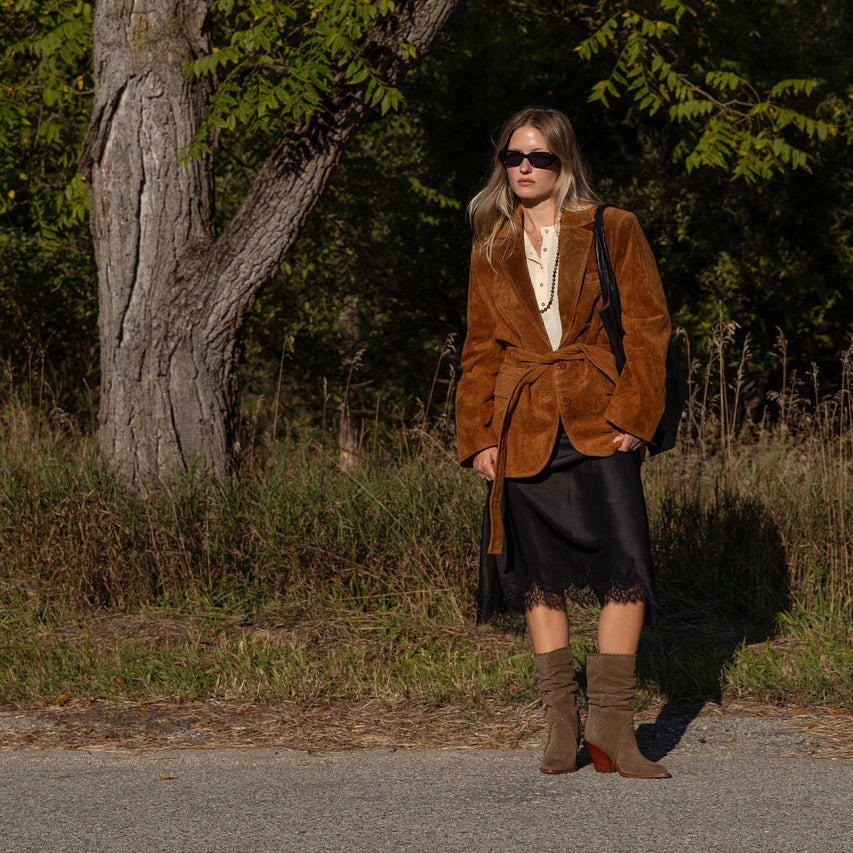 JULITH SUEDE OLIVE