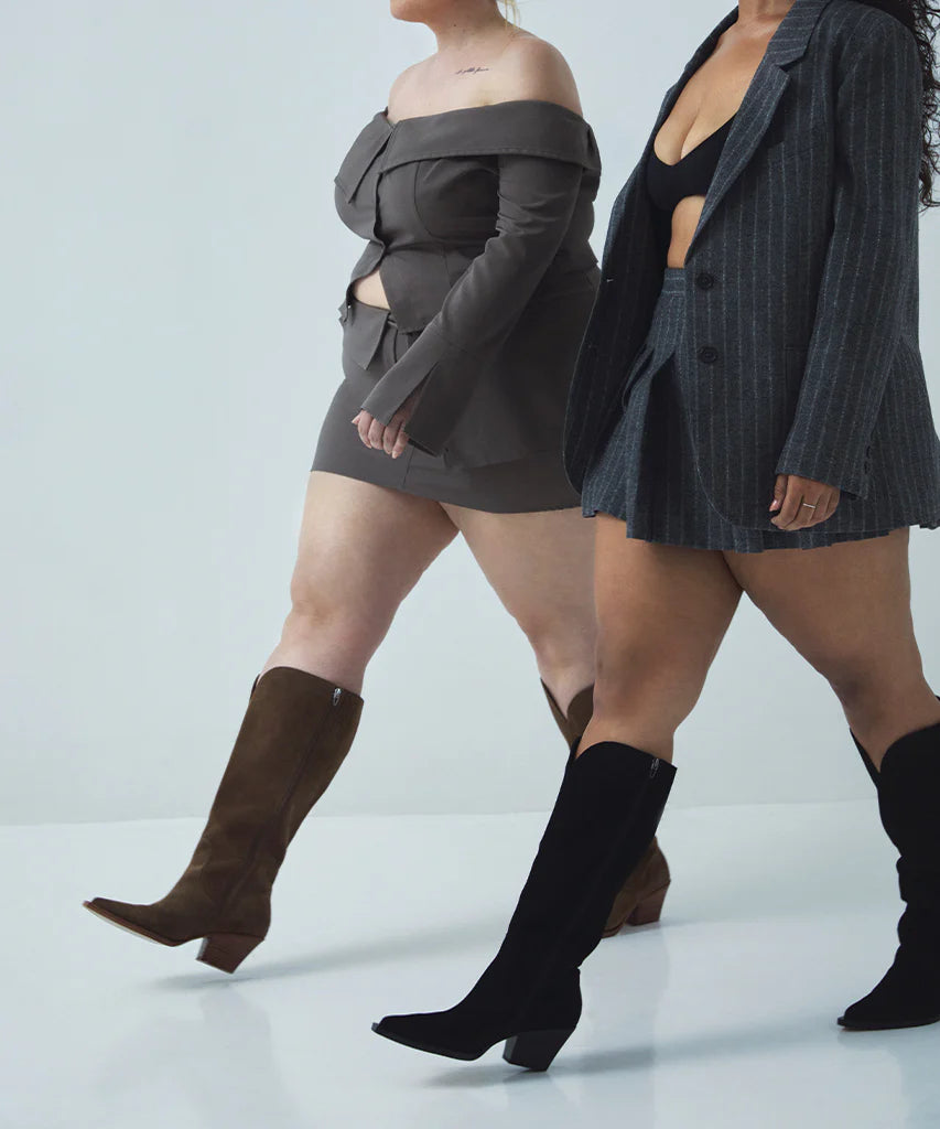 Boots Dolce Vita Auggie Real Leather Extra Wide Calf Boots Journee