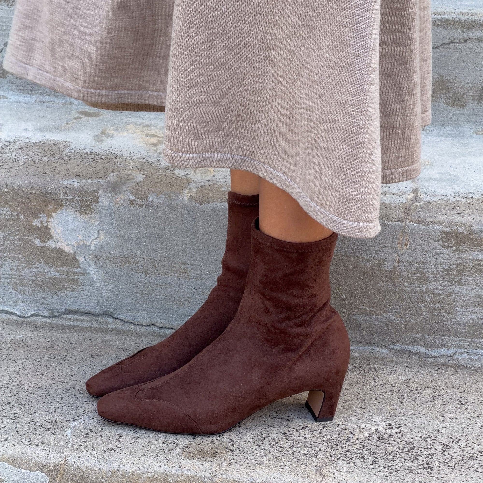ANIKA SUEDE BRUN FONCÉ - view 2