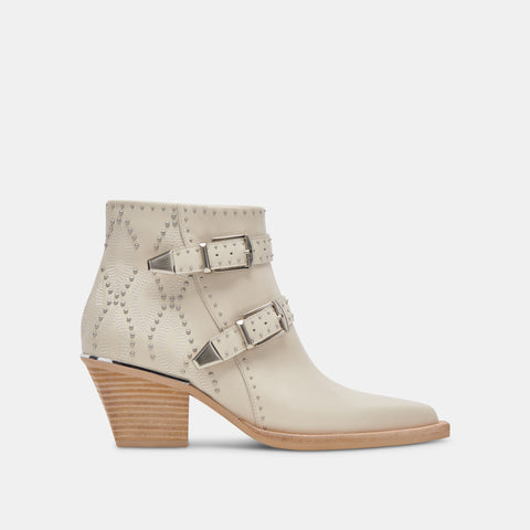 DOLCEVITA RONNIE IVORY LEATHER Western Inspired
