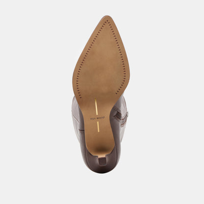 ALDY CHOCOLATE LEATHER
