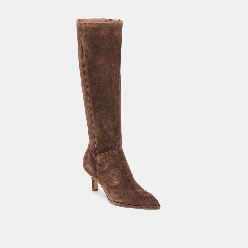 ALDY DARK BROWN SUEDE