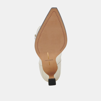 ANGE CUIR BLANC