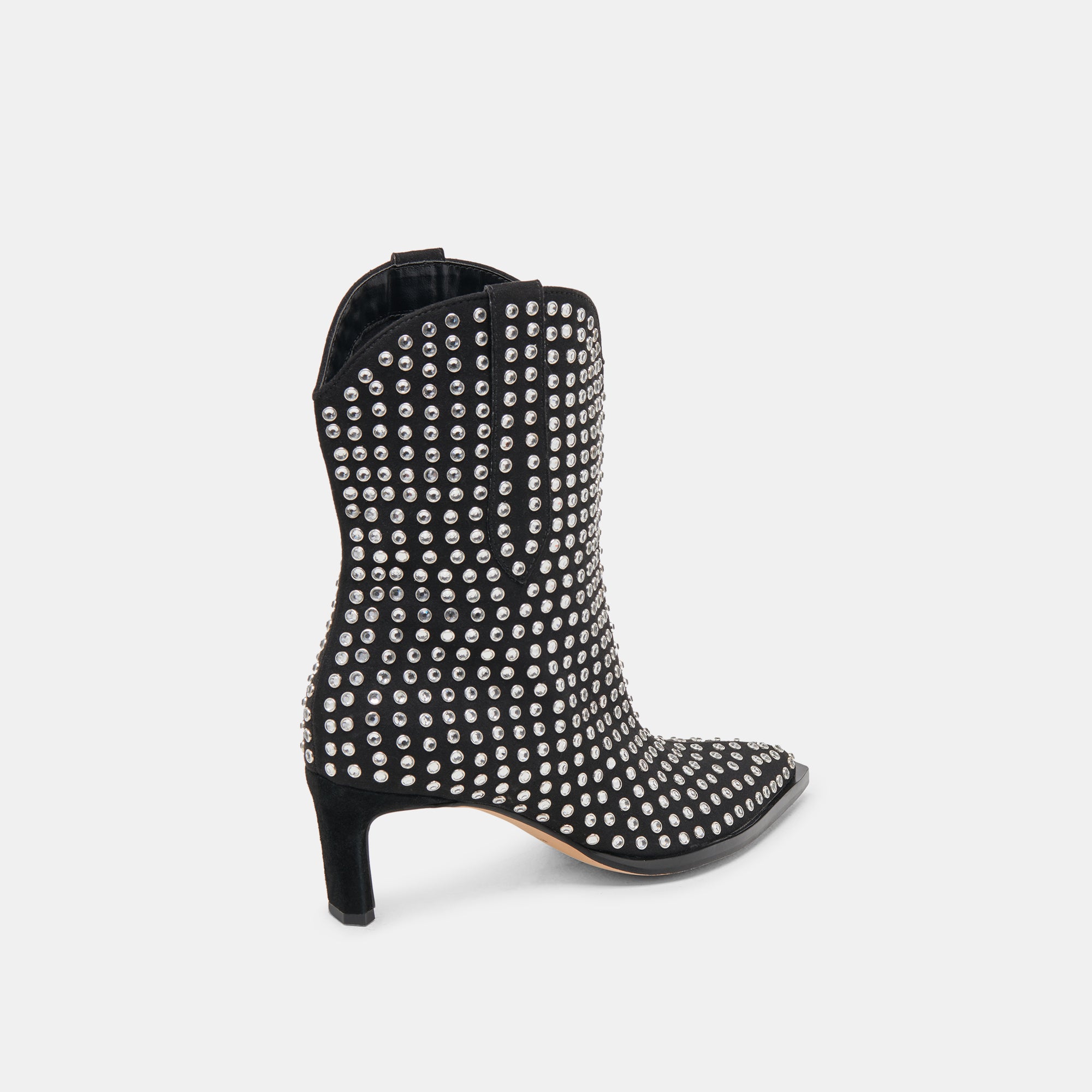 ANZEL CRYSTAL STUD CUIR NOIR - view 3