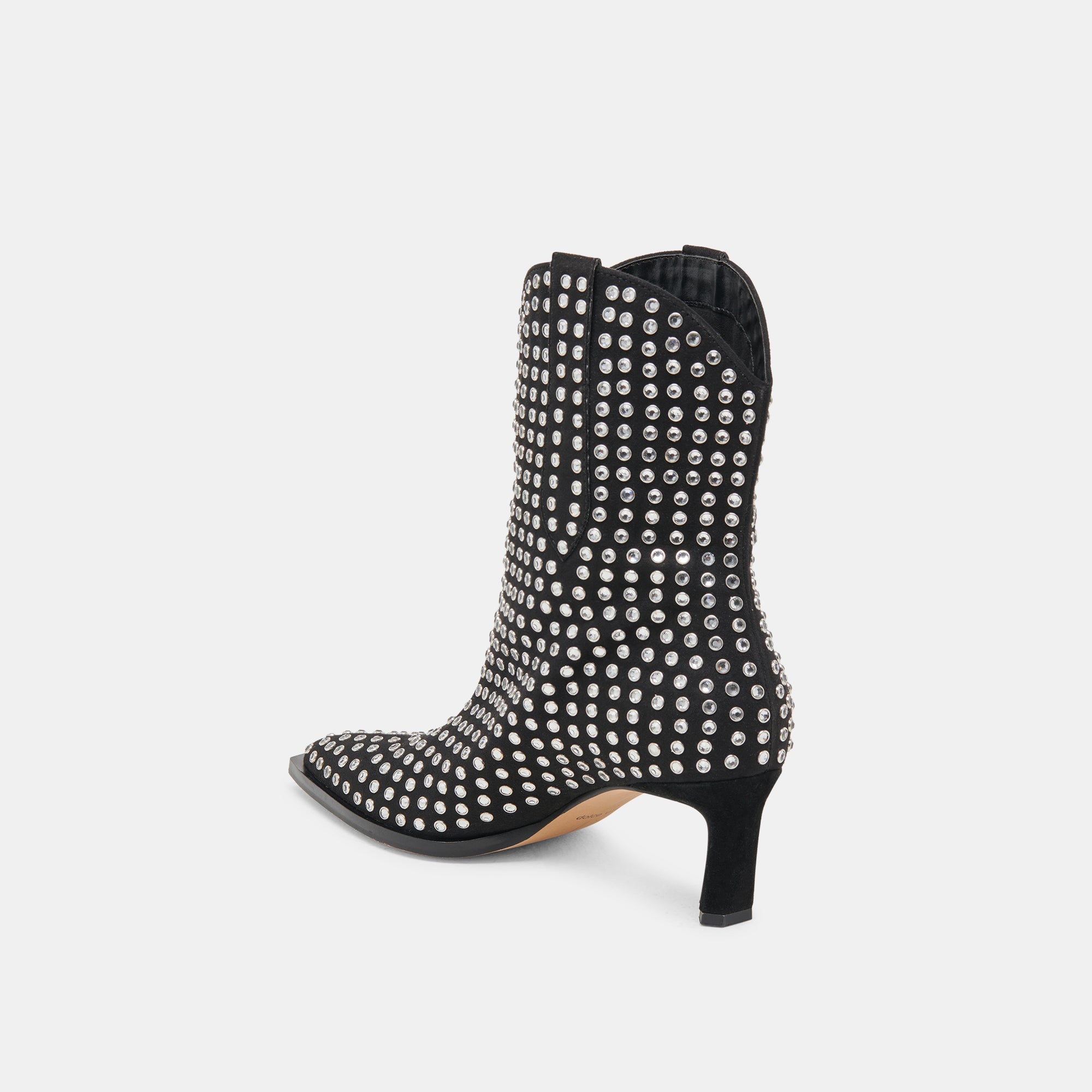 ANZEL CRYSTAL STUD CUIR NOIR - view 5