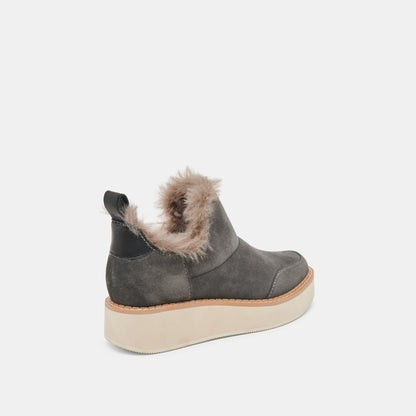 ARDY PLUSH CHARCOAL SUEDE
