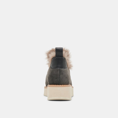 ARDY PLUSH CHARCOAL SUEDE
