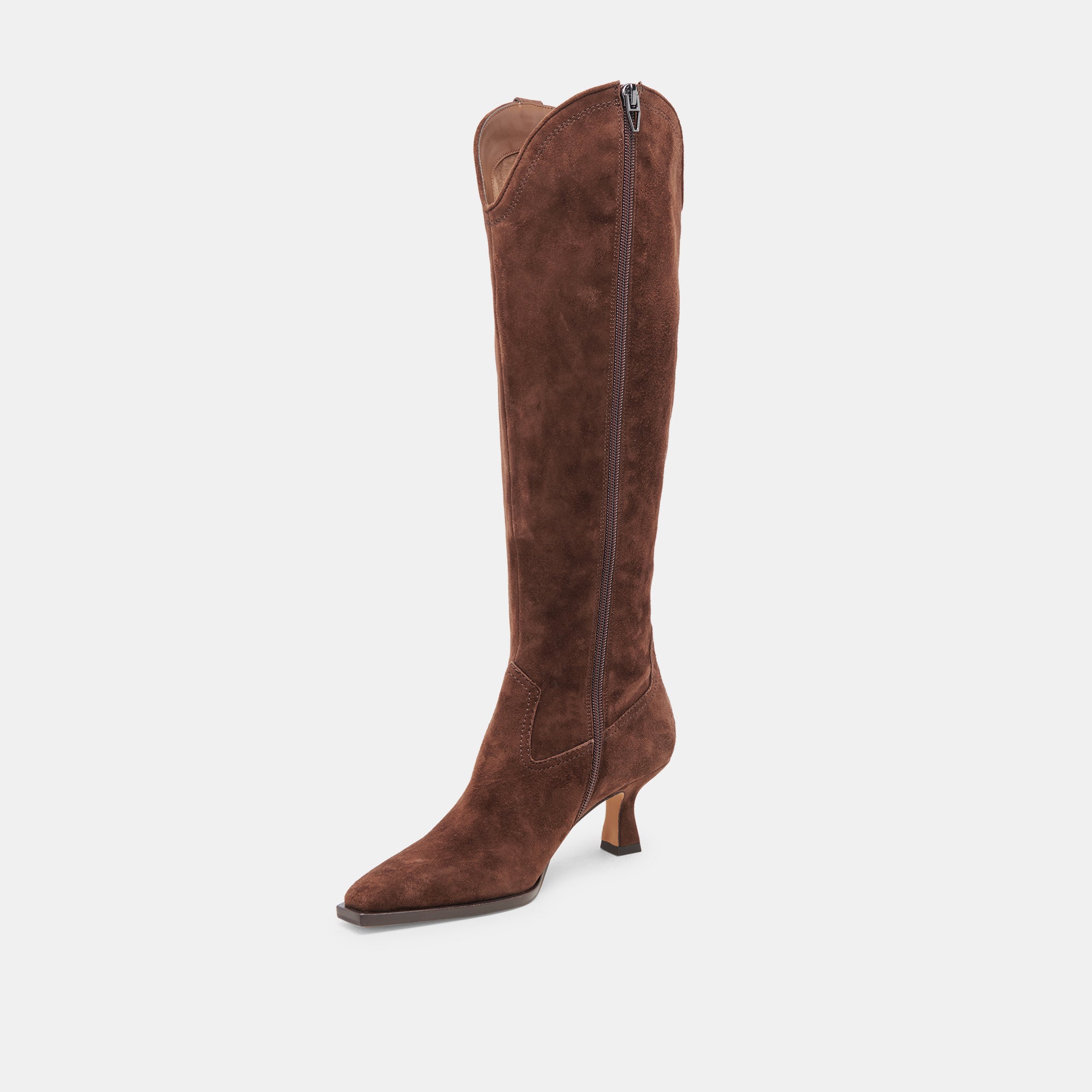 ARIANA DARK BROWN SUEDE