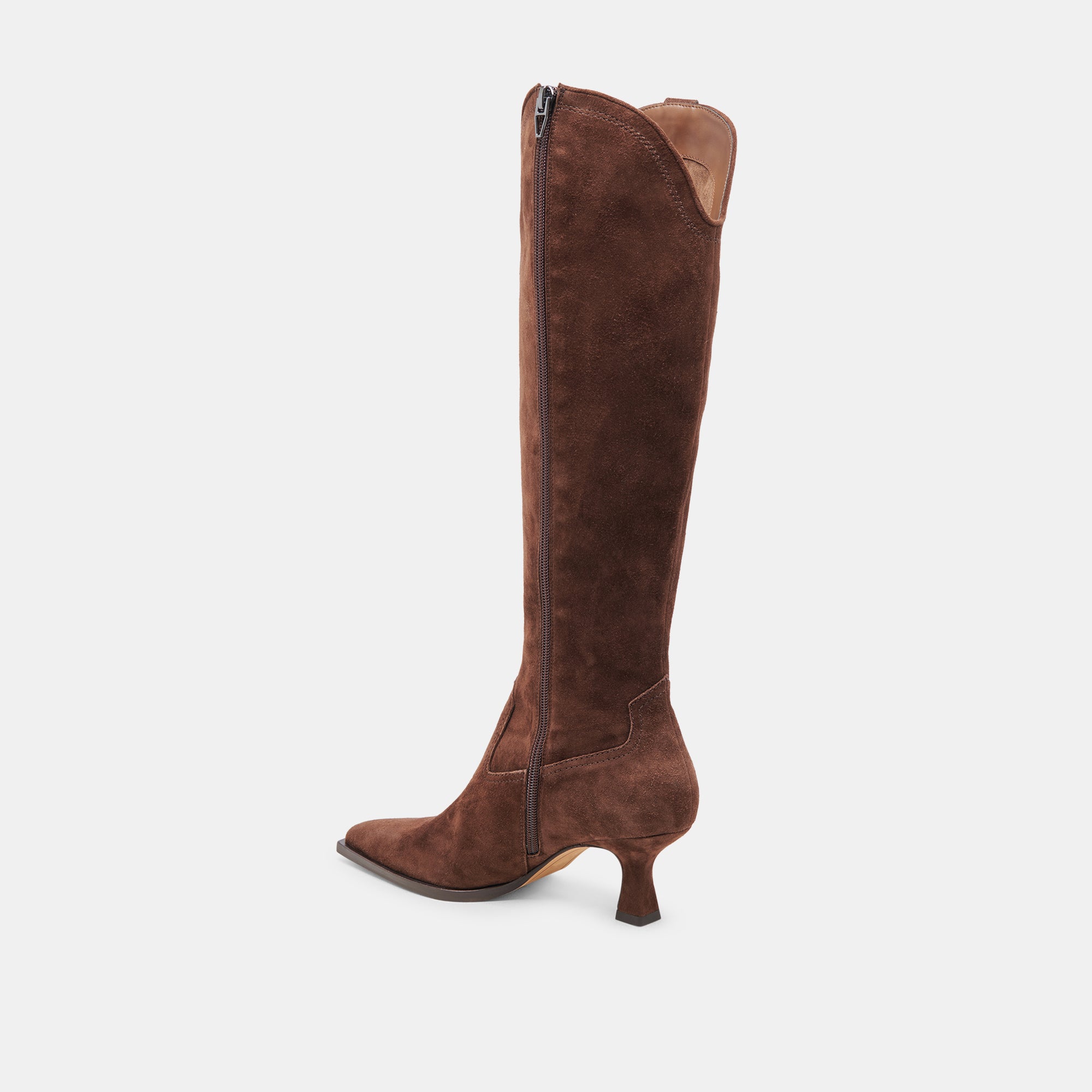 ARIANA DARK BROWN SUEDE