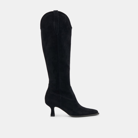 DOLCEVITA ARIANA ONYX SUEDE Western Inspired