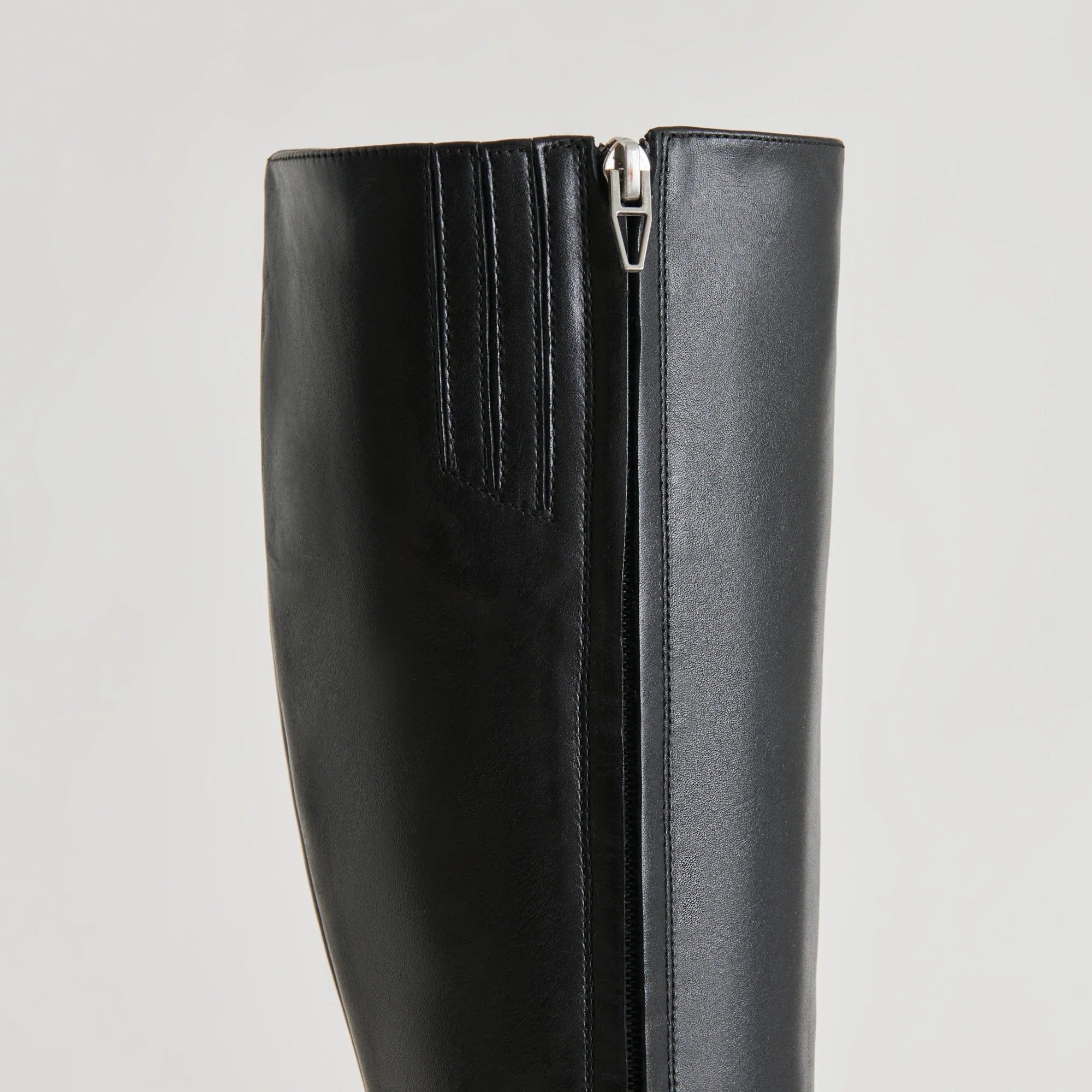 AUGGIE EXTRA WIDE CALF BLACK LEATHER