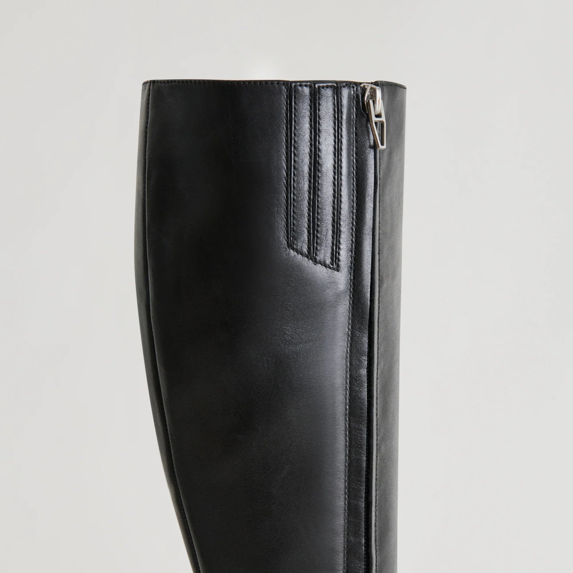 AUGGIE EXTRA WIDE CALF BLACK LEATHER