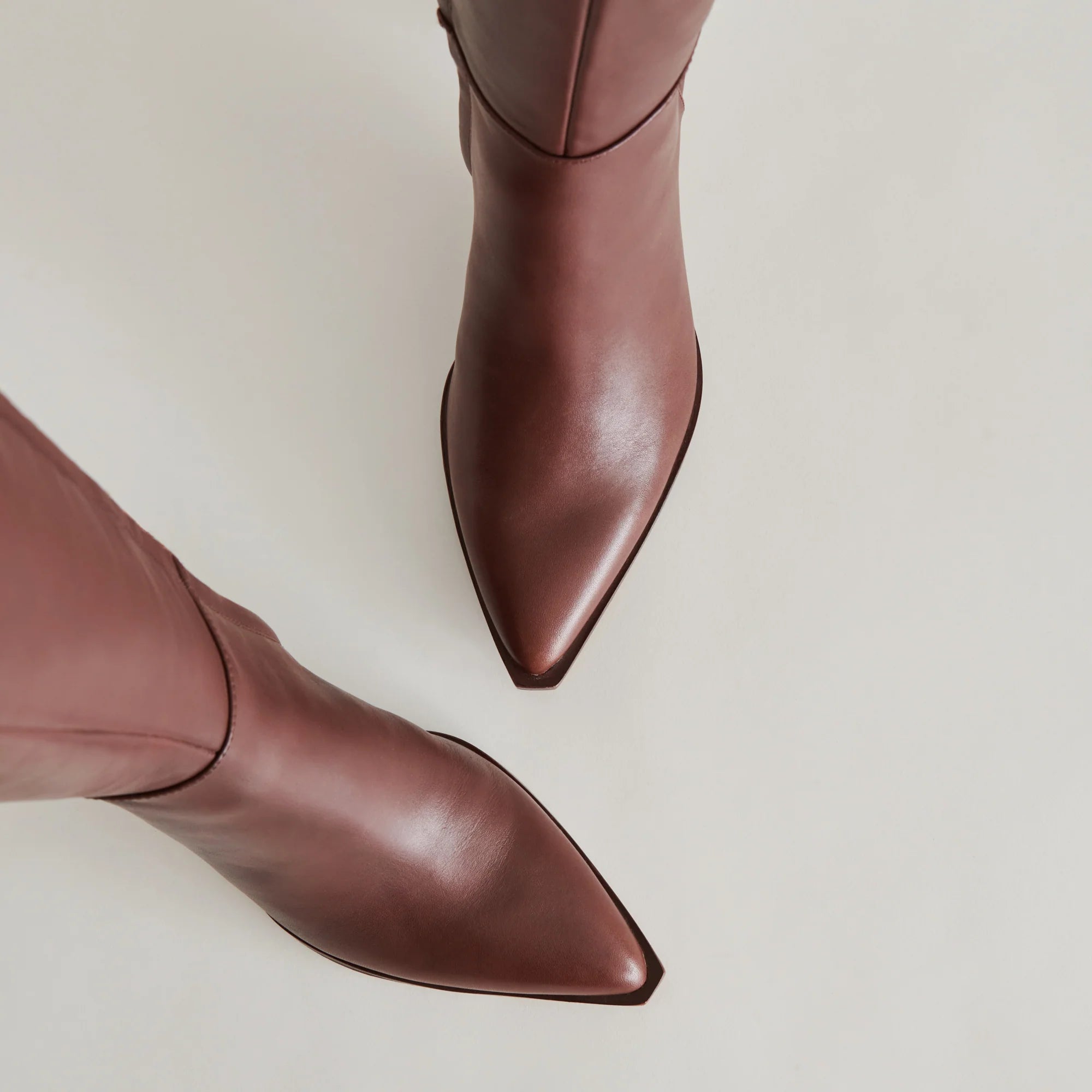 AUGGIE MOLLET FORT CUIR CHOCOLAT