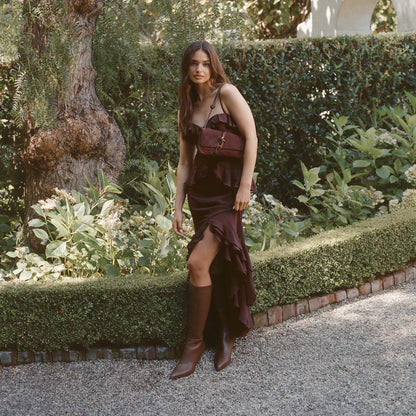 ALICE BURGUNDY SUEDE