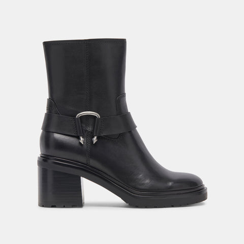 DOLCEVITA CAMROS BLACK LEATHER Western Inspired