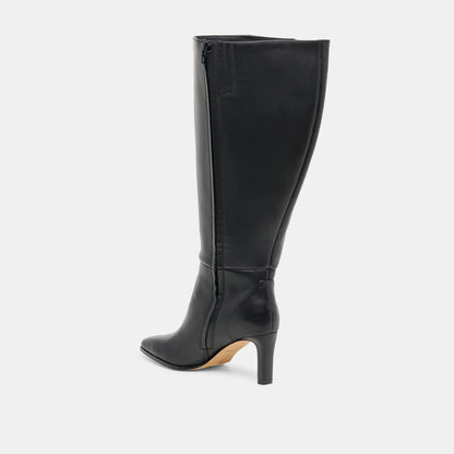 EMMI EXTRA WIDE CALF BLACK LEATHER