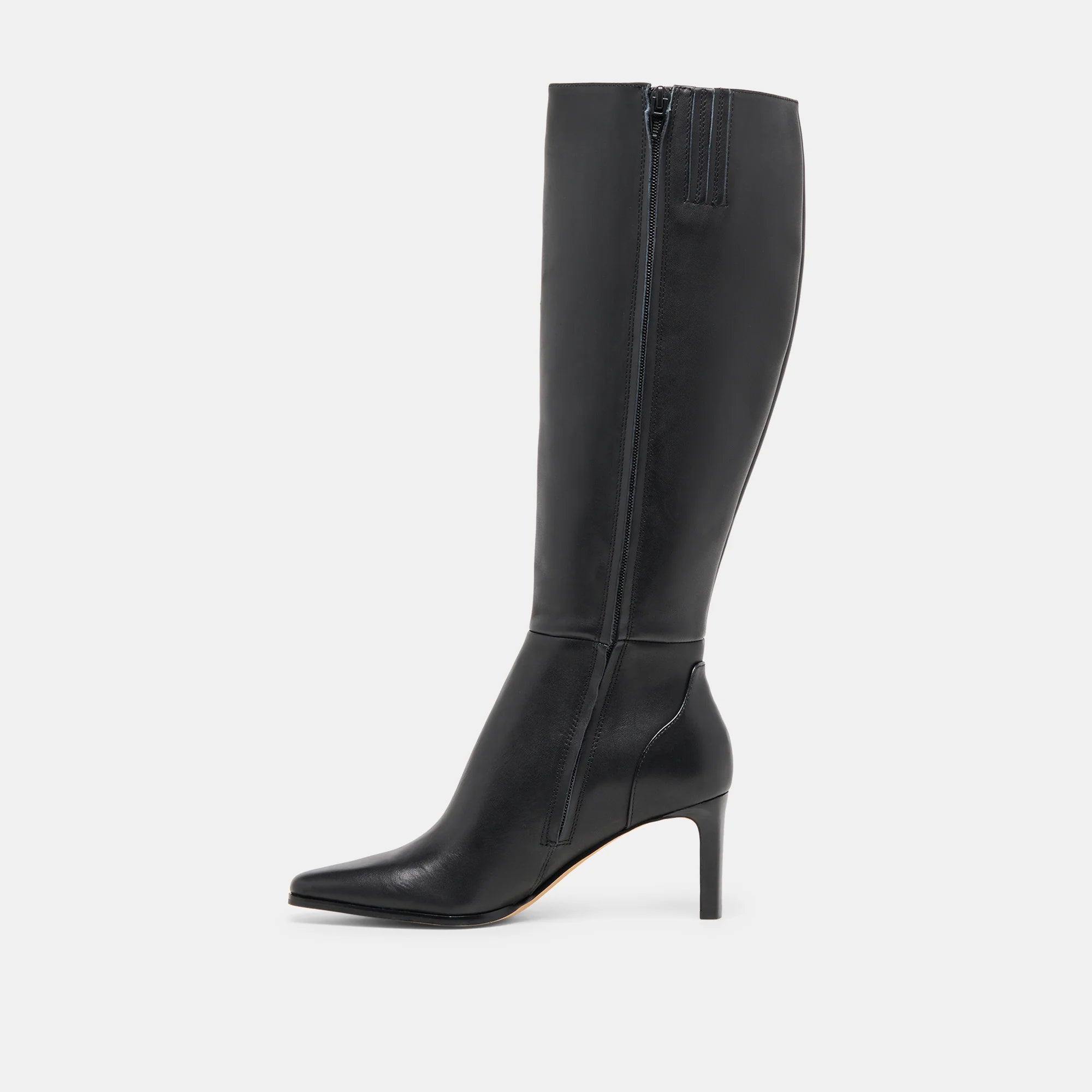 EMMI WIDE CALF BLACK LEATHER