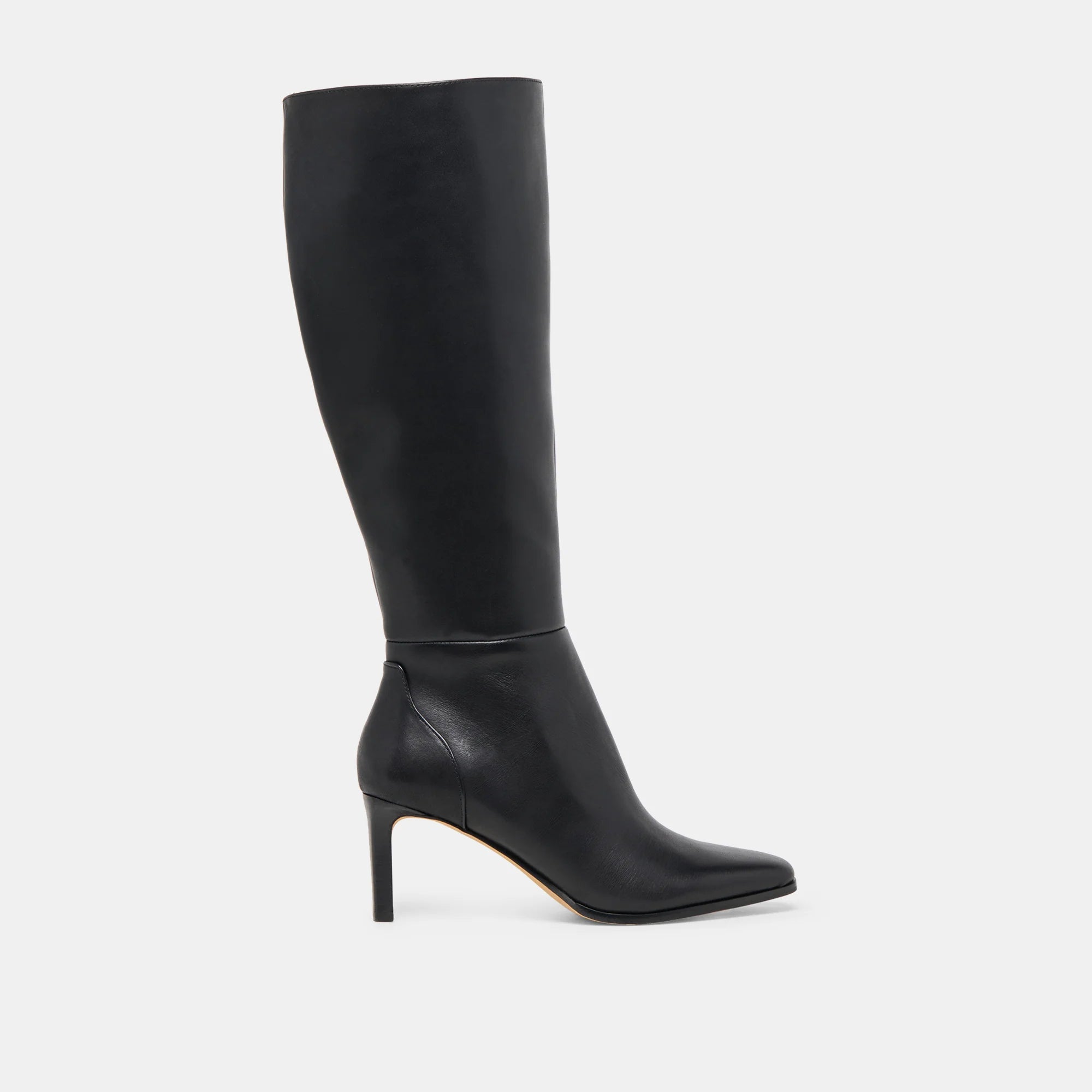 EMMI WIDE CALF BLACK LEATHER