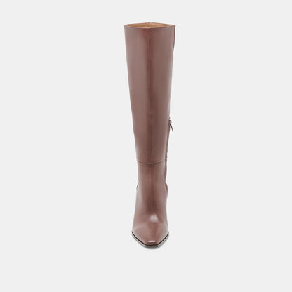 EMMI EXTRA WIDE CALF CHOCOLATE LEATHER