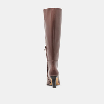EMMI EXTRA WIDE CALF CHOCOLATE LEATHER