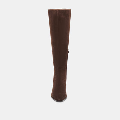 EMMI DARK BROWN SUEDE