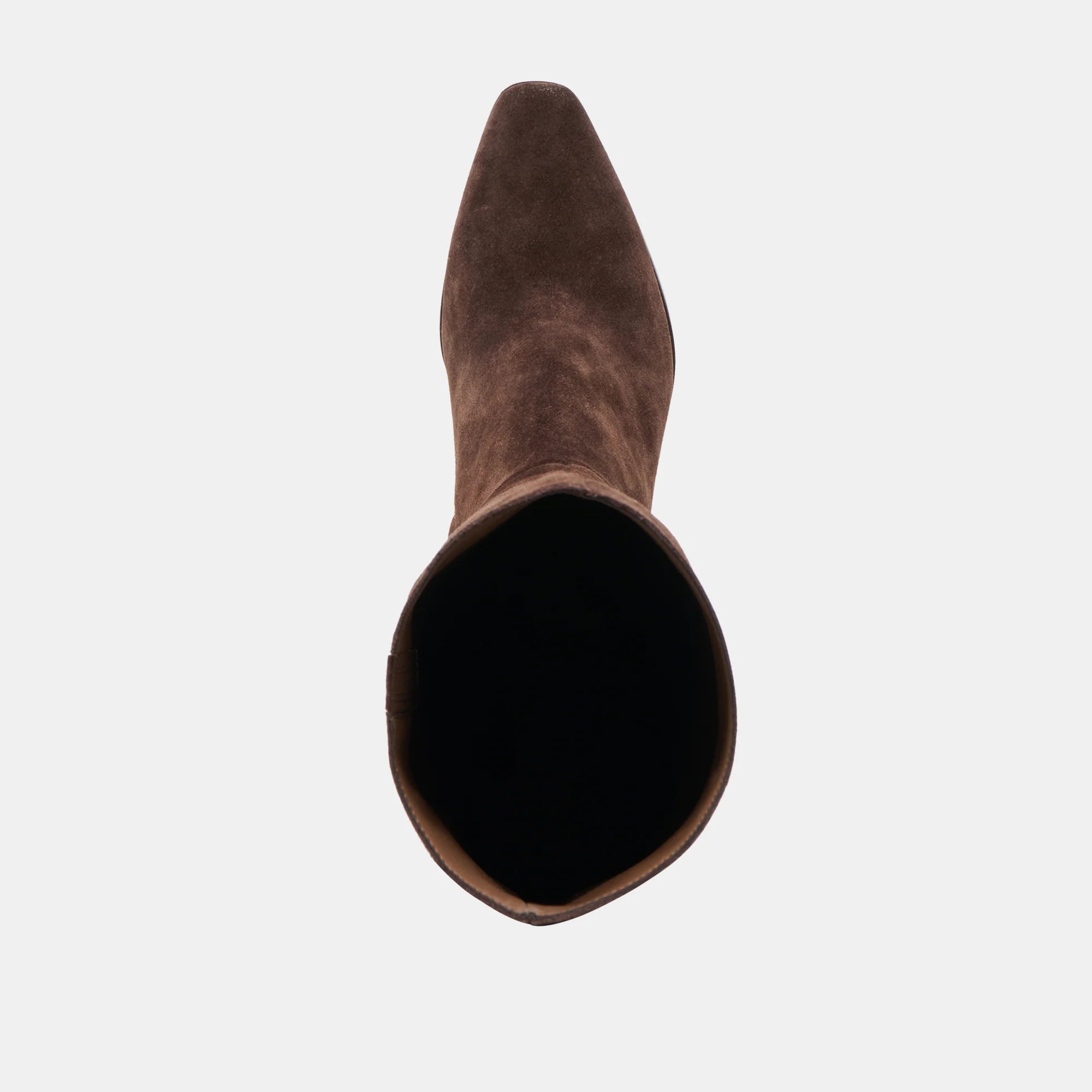 EMMI WIDE CALF DARK BROWN SUEDE